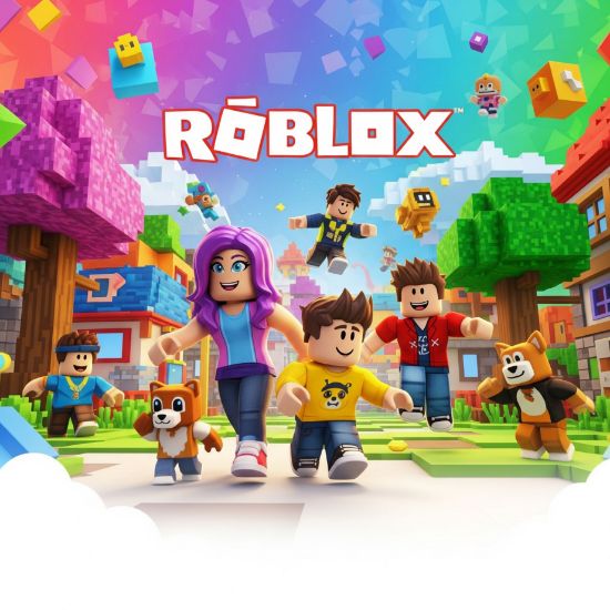 Official Roblox gift card graphic for Robux top up.